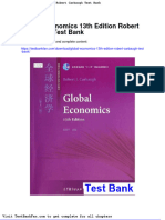 Dwnload Full Global Economics 13th Edition Robert Carbaugh Test Bank PDF