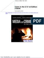 Dwnload Full Media and Crime in The U S 1st Edition Jewkes Test Bank PDF