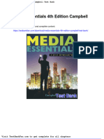 Dwnload Full Media Essentials 4th Edition Campbell Test Bank PDF