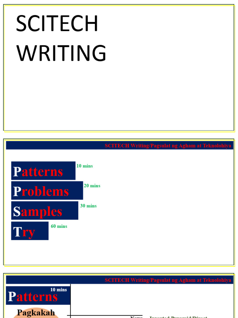 Scitech 1 | PDF