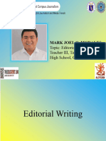 Editorial Writing - Aloysian 1