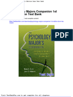 Dwnload Full Psychology Majors Companion 1st Edition Dunn Test Bank PDF