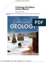 Dwnload Full Essentials of Geology 5th Edition Marshak Solutions Manual PDF