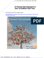 Dwnload Full Essentials of Human Development A Life Span View 1st Edition Kail Test Bank PDF