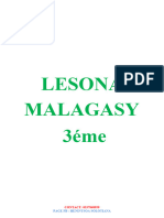 LESONA MALAGASY 3éme1