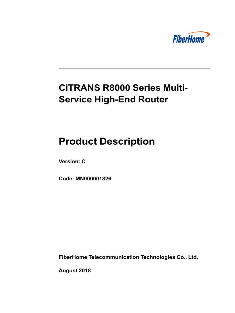 CiTRANS R8000 Multi-Service Router | PDF | I Pv6 | Internet Protocols