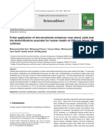 Foliar Application of Micronutrients Enhances Crop Stand - 2019 - Journal of in