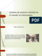Sistema de Justicia Criminal en El Mundo Revolucionario