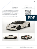 McLaren 750S Order Summary 2024-01-24