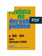 Revista de Derecho Publico Venezuela No. 163 164 Julio Dic 2020 EJV 594 Pp. 40 Aniversario.