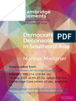 Democratic Deconsolidation in Southeast Asia