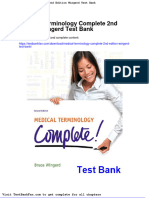 Dwnload Full Medical Terminology Complete 2nd Edition Wingerd Test Bank PDF