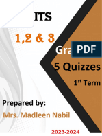 Madleen Grade 12 1st Term Quizzes2023-24