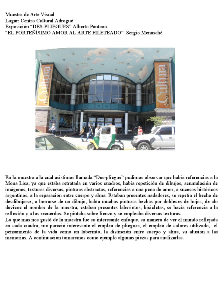 Muestra Arte Visual | PDF