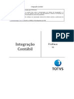 INTEGRAÇAO CONTABIL P11