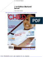 Dwnload Full Child 2013 1st Edition Martorell Solutions Manual PDF