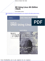 Dwnload Full Guide To Unix Using Linux 4th Edition Palmer Test Bank PDF