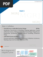 Unit 1 Introduction To Embedded System Design