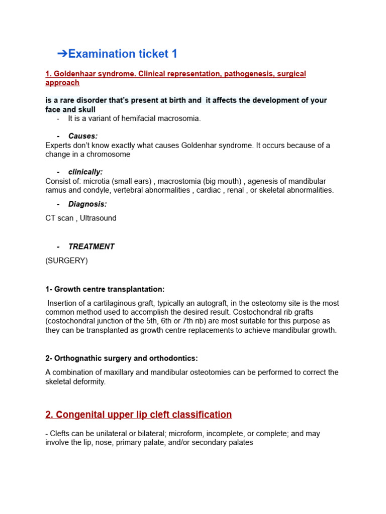 Pediatric Maxillofacial Surgery File | PDF | Medical Specialties | Anatomy