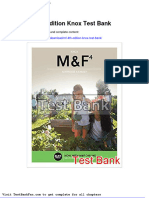 Dwnload Full MF 4th Edition Knox Test Bank PDF