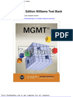 MGMT 11th Edition Williams Test BanDwnload Full MGMT 11th Edition Williams Test Bank PDF