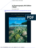 Dwnload Full Essentials of Oceanography 9th Edition Trujillo Test Bank PDF