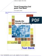 Dwnload Full Hands On Virtual Computing 2nd Edition Simpson Test Bank PDF