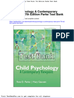 Dwnload full Child Psychology a Contemporary View Point 7th Edition Parke Test Bank pdf