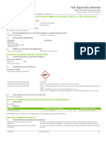 14A Aqua Glo - Safety Data Sheet - Espanol