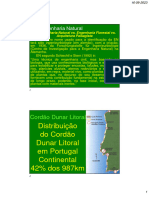 Distribuição Do Cordão Dunar Litoral em Portugal Continental 42% Dos 987km