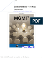 Dwnload Full MGMT 9th Edition Williams Test Bank PDF