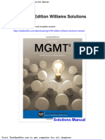 Dwnload Full MGMT 9th Edition Williams Solutions Manual PDF