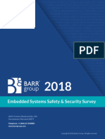 Barr Group 2018 Embedded Systems Safety Security Survey