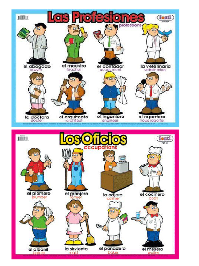 Profesiones Y Oficios Pdf