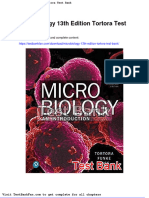 Dwnload Full Microbiology 13th Edition Tortora Test Bank PDF