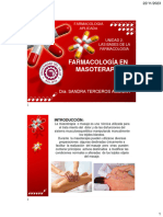 Farmacologia en Masoterapia