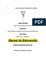 Manual de Bienvenida