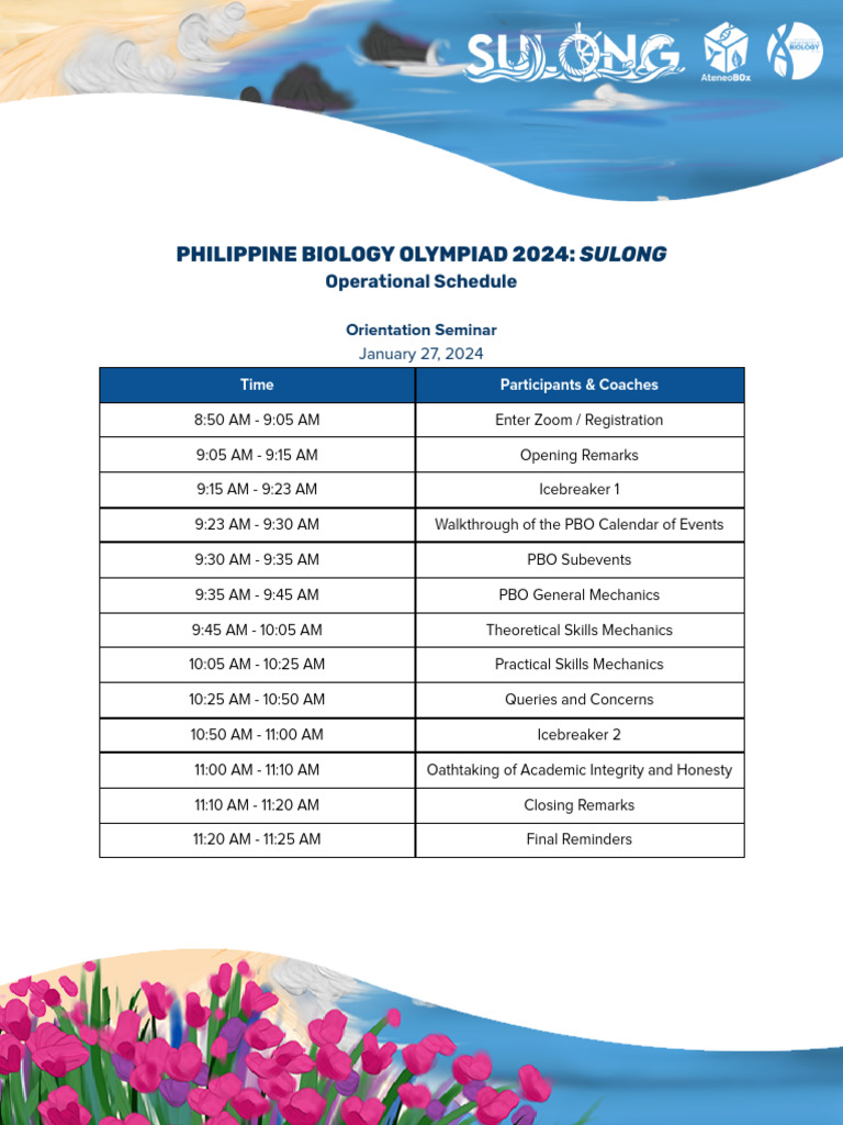 Pbo 2024 Operational Schedule Pdf