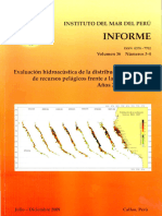 Evaluación Hidroacustica de La Biomasa Frente Al Peru