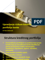 8.Upravlljanje rizikom kreditnog portfolija banke