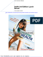 Dwnload Full Choosing Health 3rd Edition Lynch Solutions Manual PDF