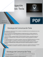Investigacion y Analisis Compania Tesla