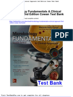Dwnload Full Microbiology Fundamentals A Clinical Approach 2nd Edition Cowan Test Bank PDF