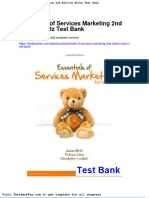 Dwnload Full Essentials of Services Marketing 2nd Edition Wirtz Test Bank PDF