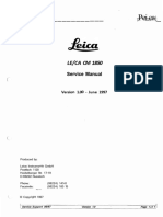 Leica Cm1850 Service Manual (Mechanical)