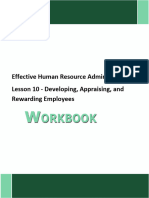 Recruiter - Udemy - Effective Human Resource Administration Overview - Developing Appraising and Rewarding Employees - Workbook - EHRA - WB10