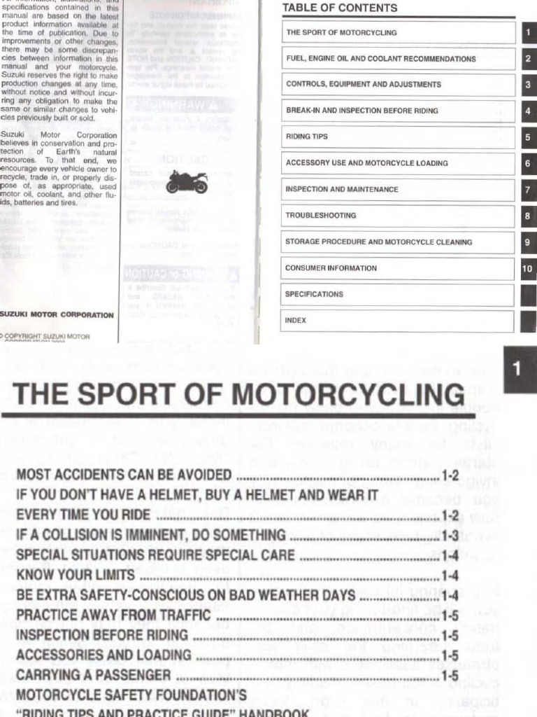 2011 GSXR 750 OWNERS MANUAL PDF visual data 7