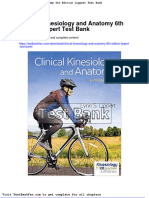 Dwnload Full Clinical Kinesiology and Anatomy 6th Edition Lippert Test Bank PDF