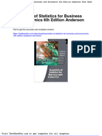 Dwnload Full Essentials of Statistics For Business and Economics 6th Edition Anderson Test Bank PDF