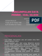 Bab 8 (Pengumpulan Data Primer)